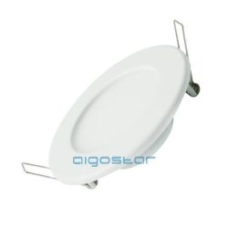 AIGOSTAR Mini Led Panel Kör 6W természetes fehér (furat:105mm)