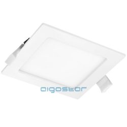 AIGOSTAR Mini Led Panel Négyszögletes 6W természetes fehér (Furat:105x105mm)