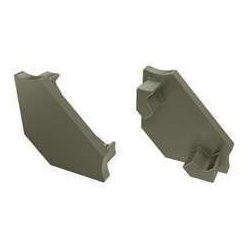 Alumínium Végzáró Sarokba rögzíthető(C) led prof Bronz Teli