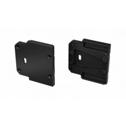   Alumínium Végzáró DOPIO típusú led profilokhoz Fekete Lyukas