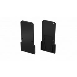   Alumínium Végzáró DOPIO+TALIA M2 típusú led profilokhoz Fekete