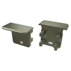   Alumínium Végzáró Beépíthető Mély(G) Led Profilokhoz Bronz Lyukas