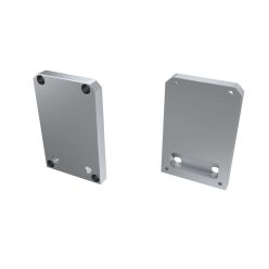   Alumínium Végzáró M2 TALIA típusú led profilokhoz Ezüst