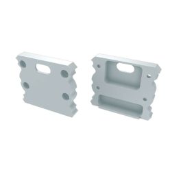   Alumínium Végzáró TALIA típusú led profilokhoz Fehér Lyukas