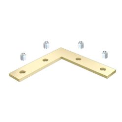 Horizontális Sarokrögzítő széles Led profilokhoz 90