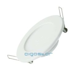 AIGOSTAR Mini Led Panel Kör 6W meleg fehér (furat:105mm)