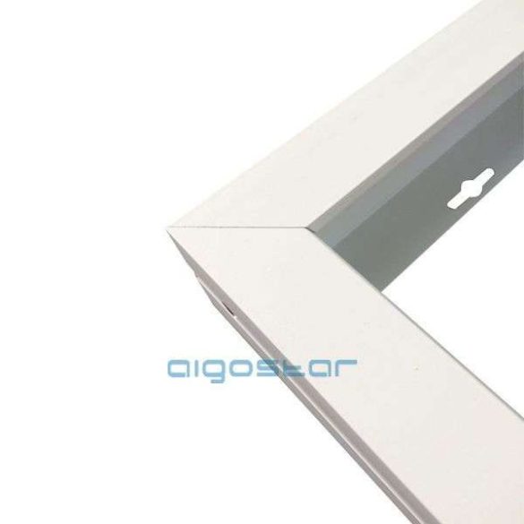 AIGOSTAR LED panel kiemelő keret fehér 300x300mm