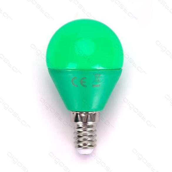 Aigostar LED izzó G45 E14 4W Zöld búrával