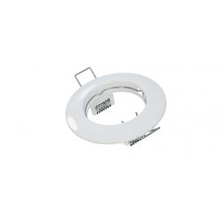 Spot lámpatest kerek ROKA fehér fix (furat: 60mm)