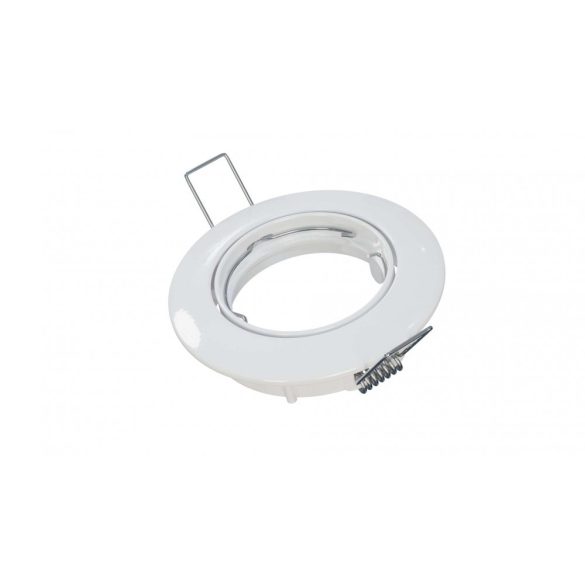 Spot lámpatest kerek OPRA fehér dönthető (furat: 75mm)