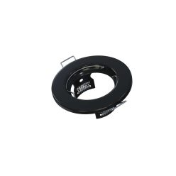 Spot lámpatest kerek SARA fekete fix (furat: 55mm)