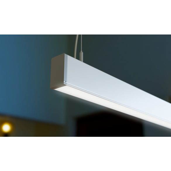 Lumines Claro Ezüst függeszthető lámpatest 27W Természetes fehér