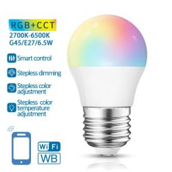 Aigostar LED Smart izzó G45 E27 6,5W RGB+CCT