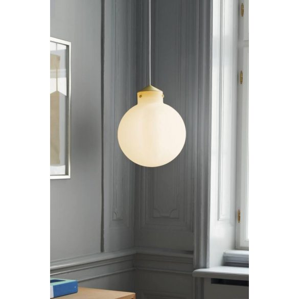Nordlux DFTP Raito 30 round opál - sárgaréz színű függesztett lámpa