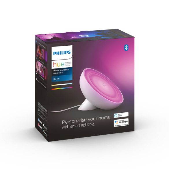 Philips Hue White and color ambiance Fehér Bloom asztali lámpa