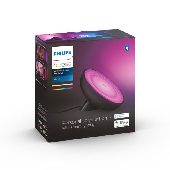 Philips Hue White and color ambiance Fekete Bloom asztali lámpa