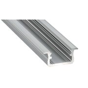 Led profil led szalagokhoz Beépíthető ezüst 1 méteres alumínium