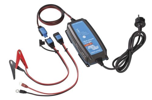 Blue Power IP65 Akkumulátor Töltő 12V 7A + DC csatlakozó