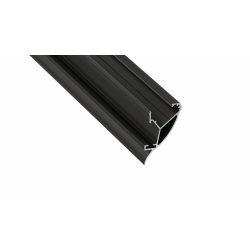 LED Alumínium Profil CONVA Fekete 2,02 méter