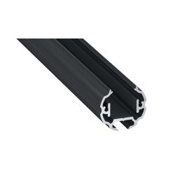 LED Alumínium Profil COSMO Fekete 3 méter