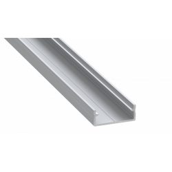LED Alumínium Profil Duplasoros (DUAL) Ezüst 1 méter