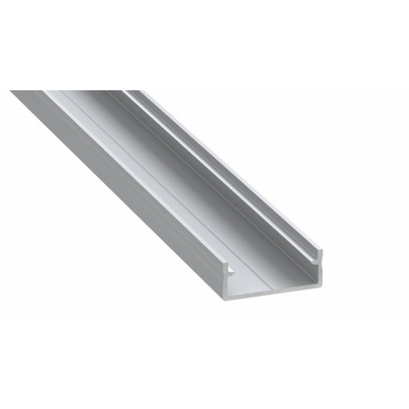 LED Alumínium Profil Duplasoros (DUAL) Ezüst 1 méter