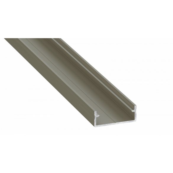 LED Alumínium Profil Duplasoros (DUAL) Bronz 1 méter
