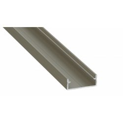 LED Alumínium Profil Duplasoros (DUAL) Bronz 3 méter