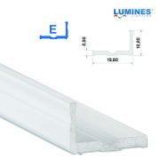 Led profil led szalagokhoz Szélesebb L alakú fehér 1 méteres
