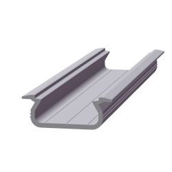 LED Alumínium Profil ECO Beépíthető Natúr 1 méter