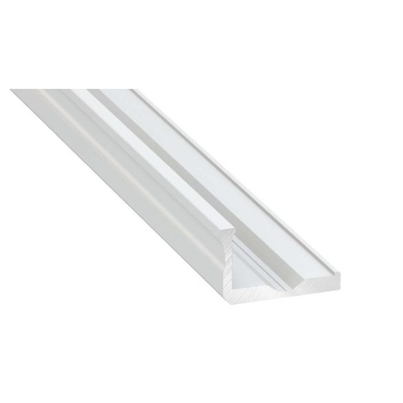 LED Alumínium Profil Keskeny L alakú [F] Fehér 3 méter