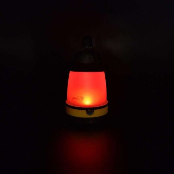 NEDES LED akasztható kemping lámpa 1W fehér és piros fény