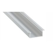 LED Alumínium Profil Beépíthető [GEMI] Ezüst 1 méter