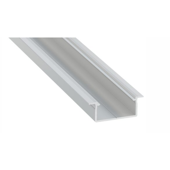 LED Alumínium Profil Beépíthető [GEMI] Ezüst 2,02 méter