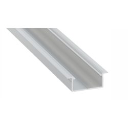 LED Alumínium Profil Beépíthető [GEMI] Ezüst 3 méter