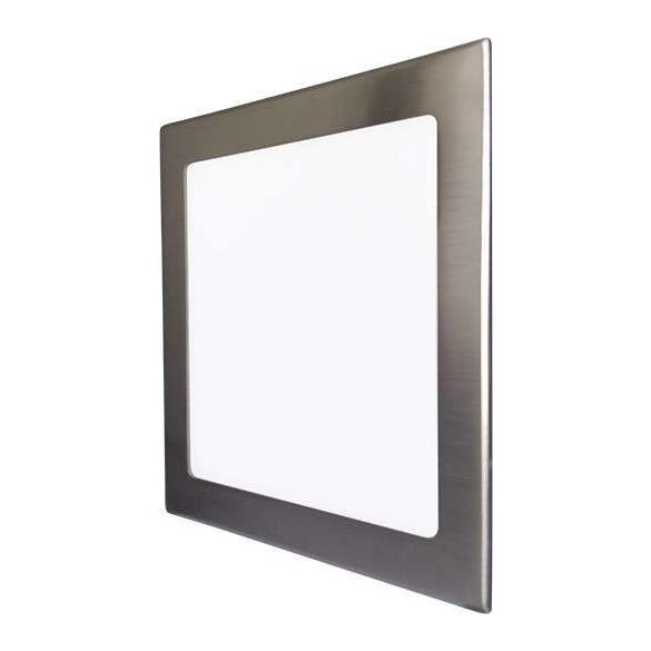 GREENLUX Mini Led Panel VEGA négyszögletes lámpa Ezüst keret 18W Természetes fehér