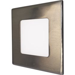   Greenlux Mini Led Panel VEGA négyszögletes lámpa Ezüst keret 3W Természetes fehér
