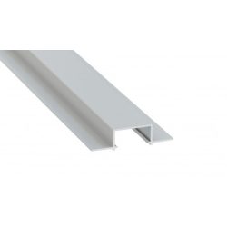 LED Alumínium Profil Beépíthető [HIRO] Ezüst 1 méter