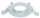 DURA ZKR65TB WHITE ROUND RING IP65