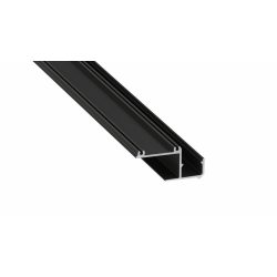 LED Alumínium Profil IPA16 Fekete 3 méter