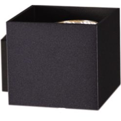 KAJA KUBIK BLACK A-1 fekete színű fali lámpa