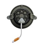 NEDES beépíthető mini led panel kerek 7,5W természetes fehér fekete színű - külső táppal