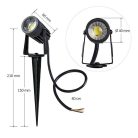 NEDES LED kerti lámpa 3W IP67 természetes fehér