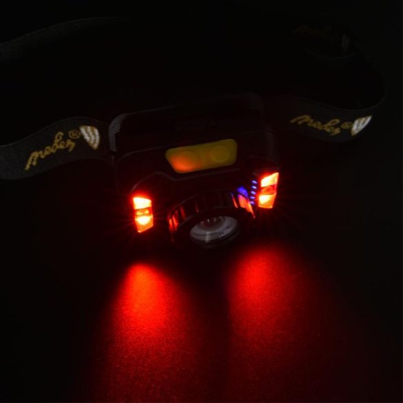 NEDES LED tölthető fejlámpa 5W + piros fény