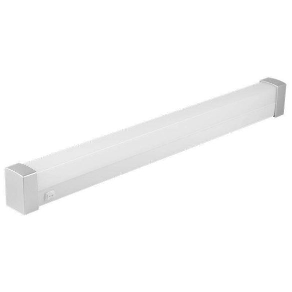 NEDES LED bútorvilágítás 60cm ezüst szögletes 15W természetes fehér IP44 4,5cm széles