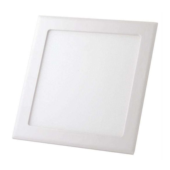 NEDES beépíthető mini led panel négyszögletes 12W meleg fehér - külső táppal