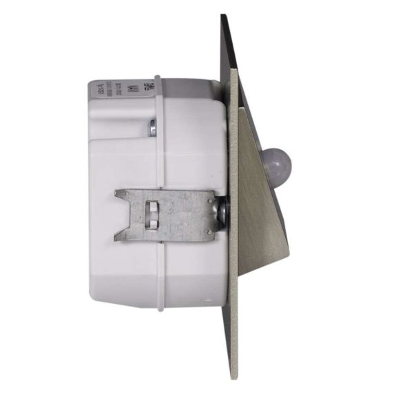 ZAMEL LEDES  Lépcső lámpa Beépíthető NAVI 14V Inox keret Meleg fehér Beépített érzékelővel