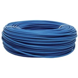   MCu 2,5mm2 tömör réz erű vezeték kék szín PVC szigeteléssel. H07V-U 2,5