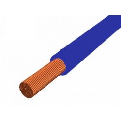   MKH 0,5 mm2 kék sodrott rézerű vezeték, PVC szigeteléssel, 450/750V