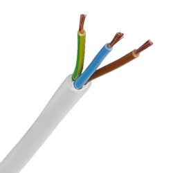  MT 3x0,75mm2 sodrott réz erű kábel. PVC szigeteléssel. H05VV-F 3x0,75